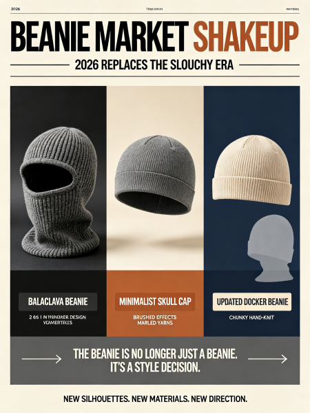 Slouchy Beanies Are Out — Three Styles Are In