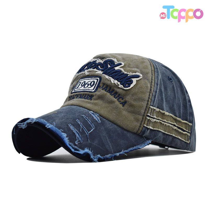 Retro Embroidered Adjustable Baseball Cap 