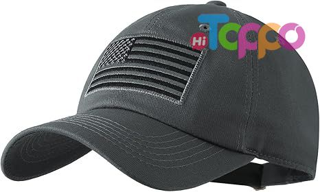 American Flag USA Army Tactical Operator Military Plain Dad Hat Baseball Cap