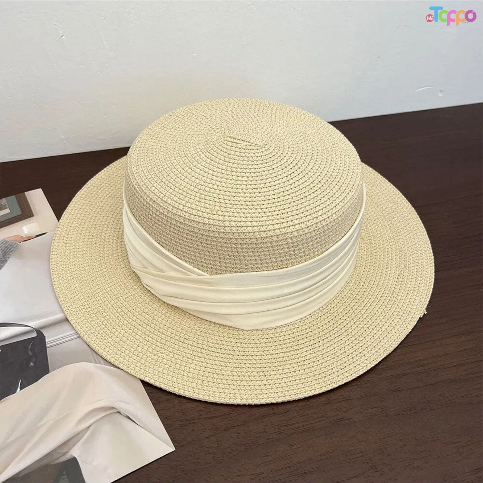 Women Wide Brim Straw Panama Roll up Hat Fedora Beach Sun Hat UPF50+