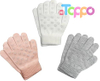 Hot Gift 3 Pairs Knit Warm Stretch Gripper Children Magic Glove 4-14 Years Kids Winter Gloves 