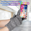 Winter Warm Knitted Convertible Mittens FlapThermal Insulation Fingerless Texting Wool Gloves 