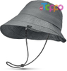 Custom Label Quick-Dry Hiking Packable Foldable UV Sun Lightweight Bucket Hat 