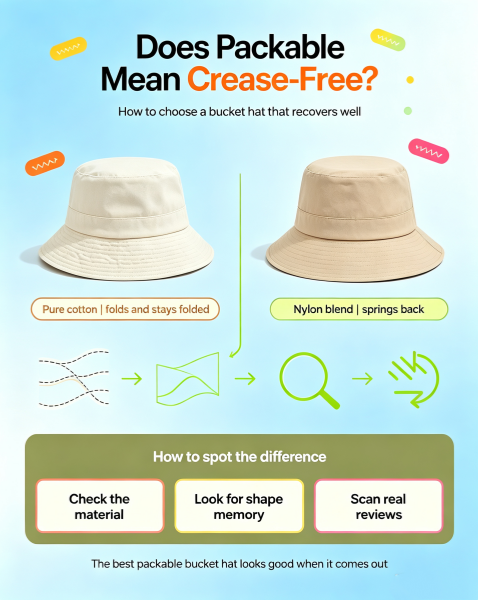 Packable Bucket Hat Buying Guide: Will It Permanently Crease?