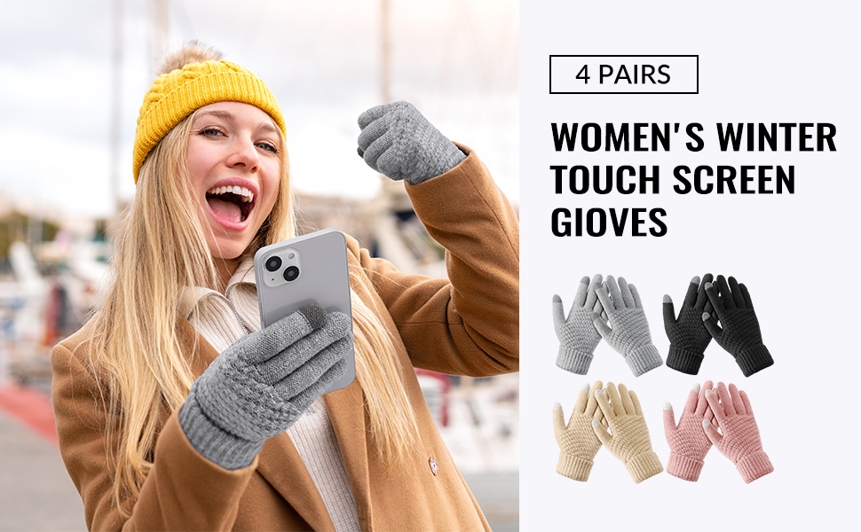 winter gloves women