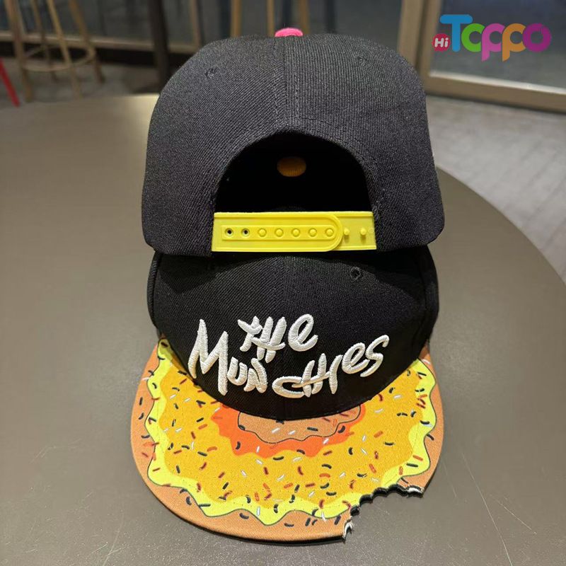 American Style Flat Brim Baseball Cap with Embroidery 