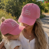 Custom Mother's Day Washed Vintage Baseball Caps with Embroidery LOGO