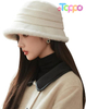 Hot Sale Vintage 1920s Cloche Hats Packable Winter Fleece Lined Bucket Hat 