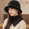 Hot Sale Vintage 1920s Cloche Hats Packable Winter Fleece Lined Bucket Hat 