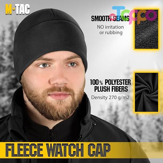  Custom Tactical Beanie Hat Winter Skull Cap 
