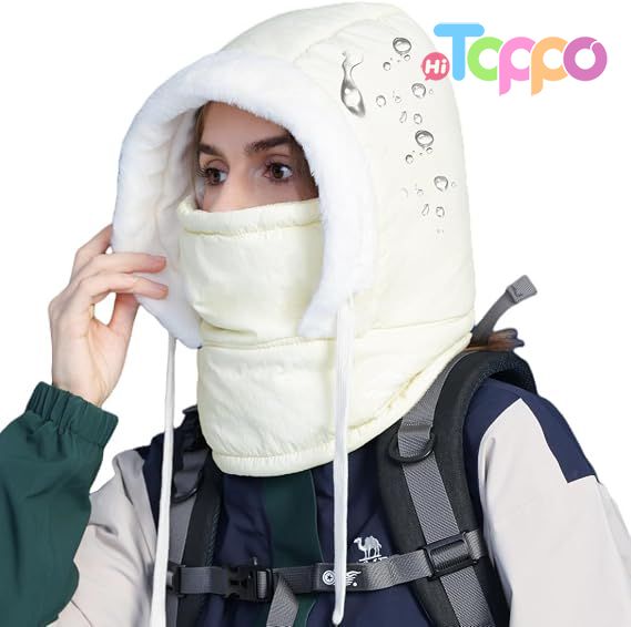 Wholesale Unisex Winter One Piece Balaclavas Hoodie Ski Snow Hats Earmuff