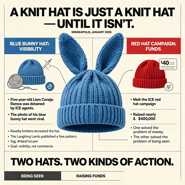 The Blue Bunny Hat That Became a Symbol