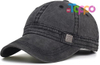 Vintage Washed Cotton Adjustable Baseball Cap 