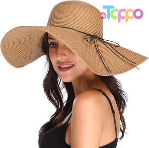 Wide Brim Big Floppy Foldable Roll up Cap UPF 50+ Beach Sun Hat 