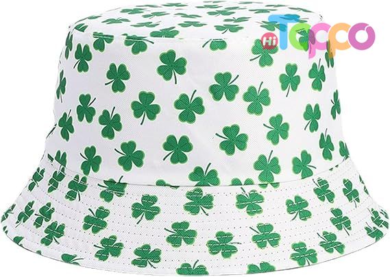 Unisex Print Double-Side-Wear Reversible Bucket Hat