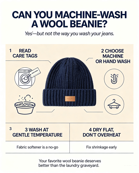 Can I Machine‑Wash My Wool Beanie? Complete Washing Rules