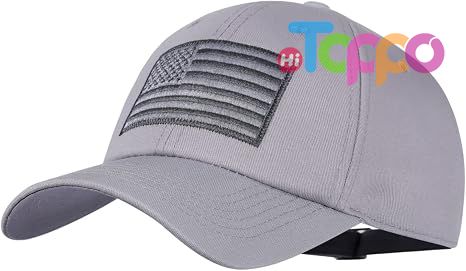 American Flag USA Army Tactical Operator Military Plain Dad Hat Baseball Cap
