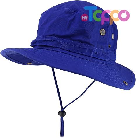 Big Oversized Jungle Boonie Bucket Hat with Chin String Fits Upto XXXL