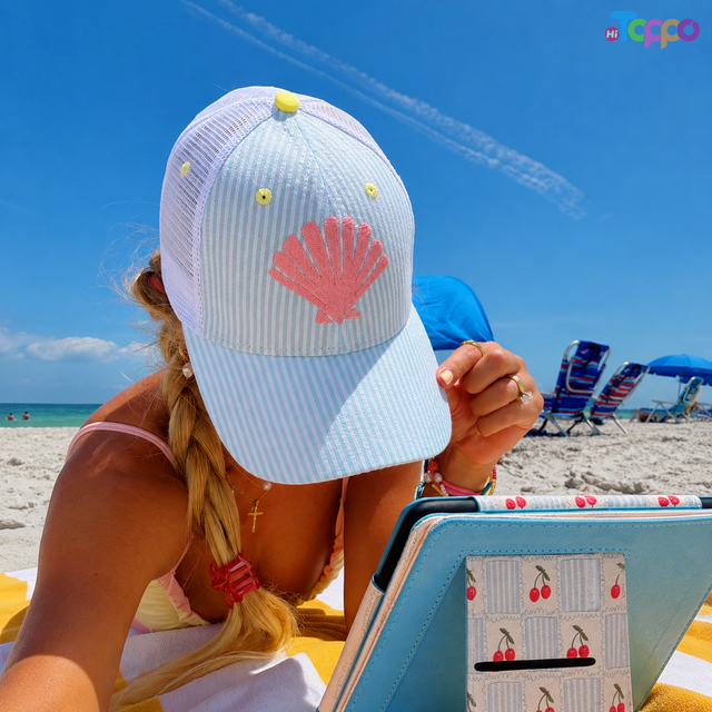 Custom 3D Embroidery Stripes Trucker Hats