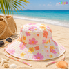 Custom Wide Brim Floral Printing Bucket Hats