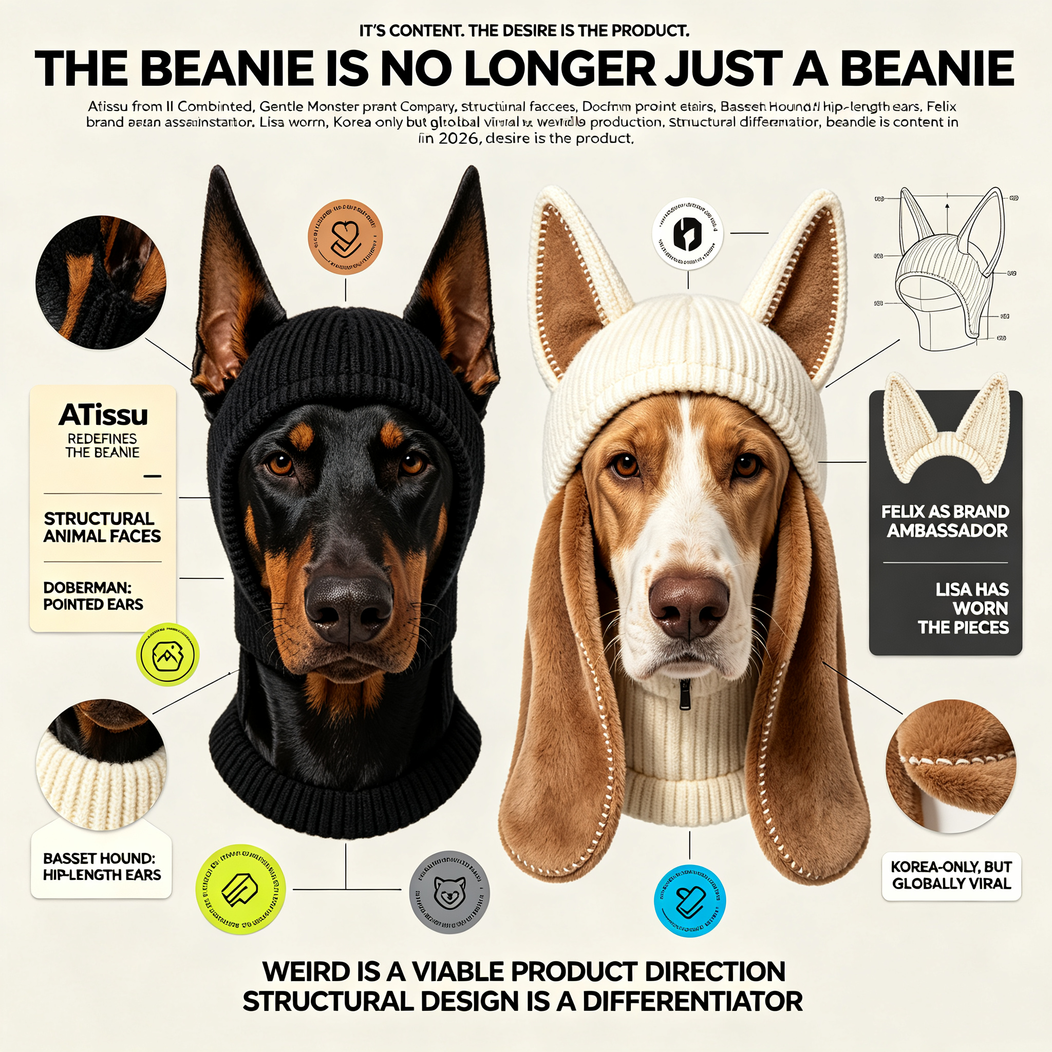 The Animal Face Beanies Taking Over Social Media