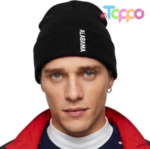 Hot Sale Vertical USA Cities Cuffed Beanie, Winter Knit Hat Skully Cap 