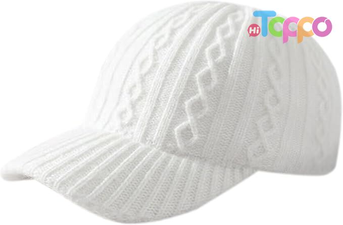 Hot Sale Winter Warm Knit Visor Beanie Newsboy Cap Cold Weather Winter Hat