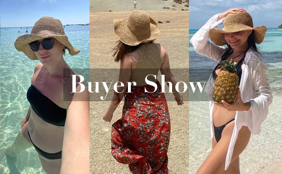 straw sun hats