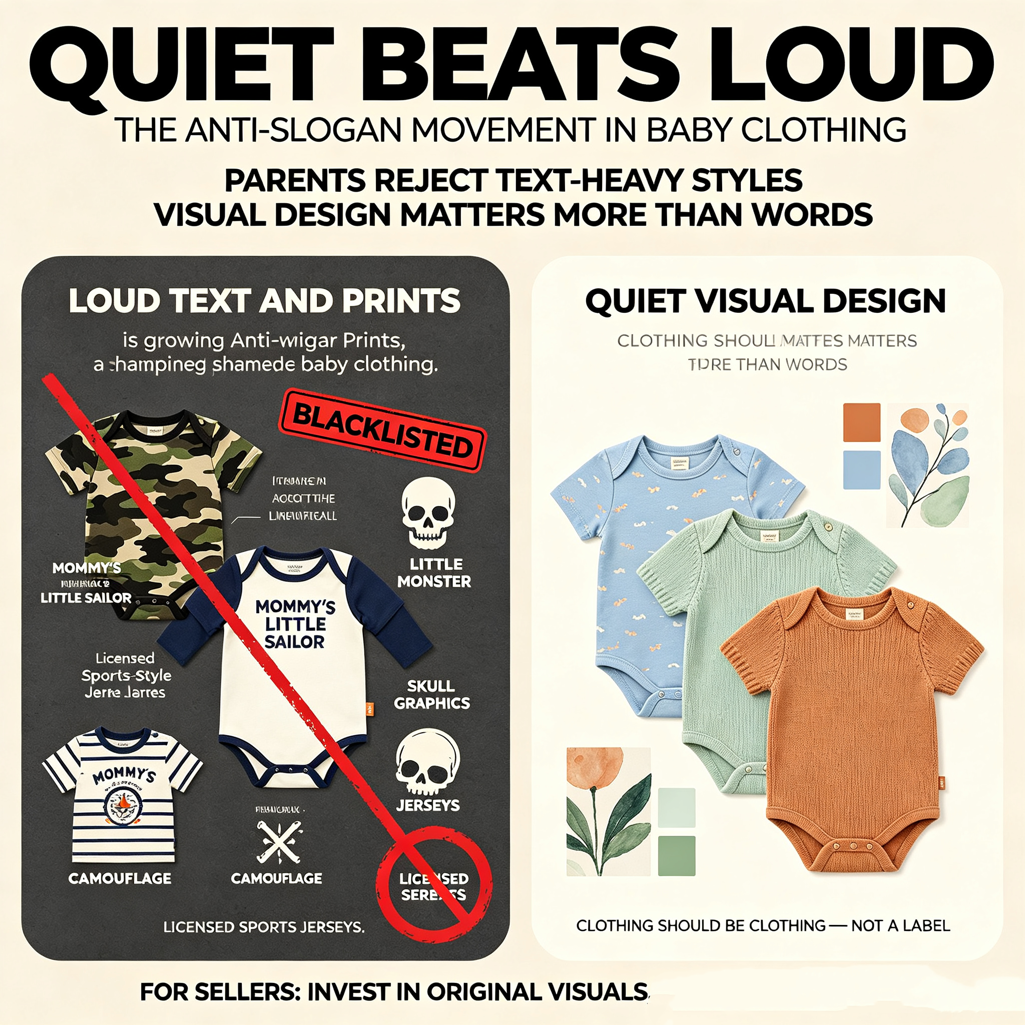 The Anti-Slogan Movement in Baby Clothing