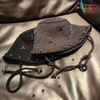  Custom Elegant Rhinestone Handmade Crystal Embellished Knit Cap Bucket Hat