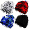 Distressed Knitted Beanie Fuzzy Winter Thick Warm Beanies Snow Hats Skull Outdoor Ski Knit Cap