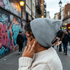 Magnetic Opening Ponytail Beanie Cap