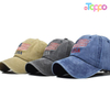 Custom Wash adjustable Cotton Embroidered USA Lettter Baseball Cap