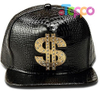 Hip Hop Flat-Brimmed Rock Adjustable Snapback Hat for Men and Women