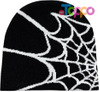 Casual Skullies Outdoor Gothic Spider Pattern Wool Acrylic Knitted Hat Beanies 