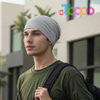 Custom Logo Cooling Skull Cap for Men Women-Lightweight Breathable Beanie Hat Thin Quick Dry Running Cap for Cycling