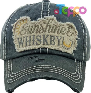 Vintage Embroidery Distressed Soft Cotton Baseball Cap Dad Hat 