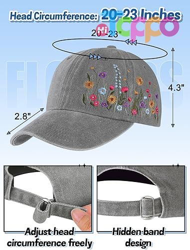 Trendy Casual Wear Soft Breathable Adjustable Embroidered Baseball Cap 