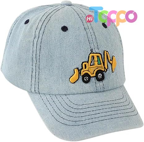 Dinosaur Mesh Adjustable Cotton Blend Full Mesh Back Ventilation Curved UV Brim Velcro Strap Toddler Baseball Hat
