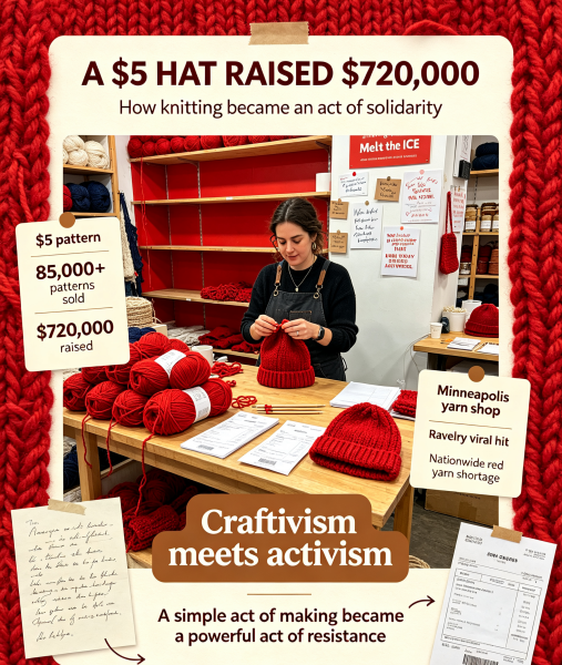 How a $5 Knitting Pattern Raised $700,000 for Immigrant Aid