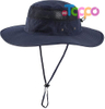 UPF 50+ UV Protection Beach Safari Fishing Wide Brim Bucket Hat 