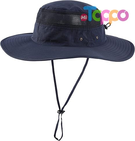 UPF 50+ UV Protection Beach Safari Fishing Wide Brim Bucket Hat 
