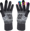  Custom Snow Flower Printing Keep Warm Winter Touch Screen Gloves