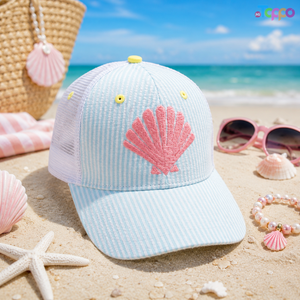 Custom 3D Embroidery Stripes Trucker Hats