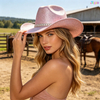 Glitter Western Cowboy Hat for Women And Girls