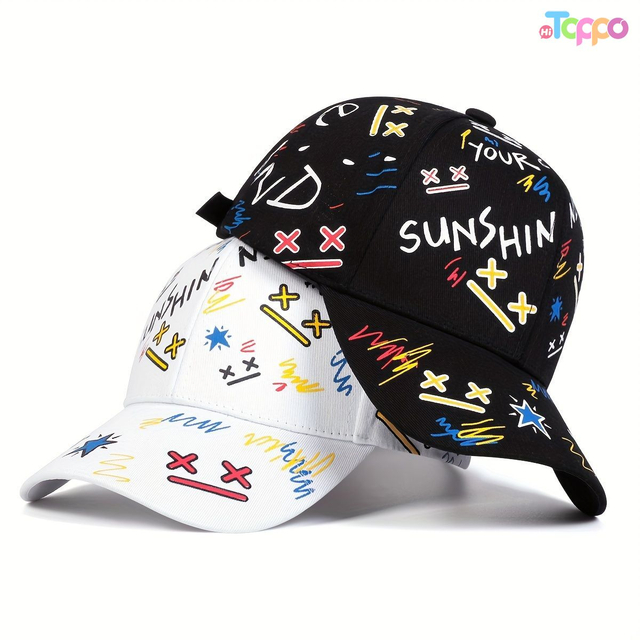 Graffiti Vintage Printing Baseball Caps 