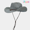 Spring Summer Wide Brim Shapeable Cowboy Straw Hat