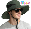Custom Wide Brim UPF 50+ UV Protection Bucket Hat