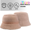 Hot Sale Winter Faux Fur Fuzzy Bucket Hat for Women 