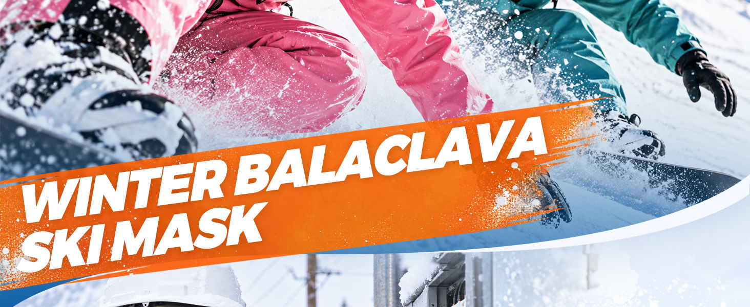 Winter Ski Face Mask for Men Women